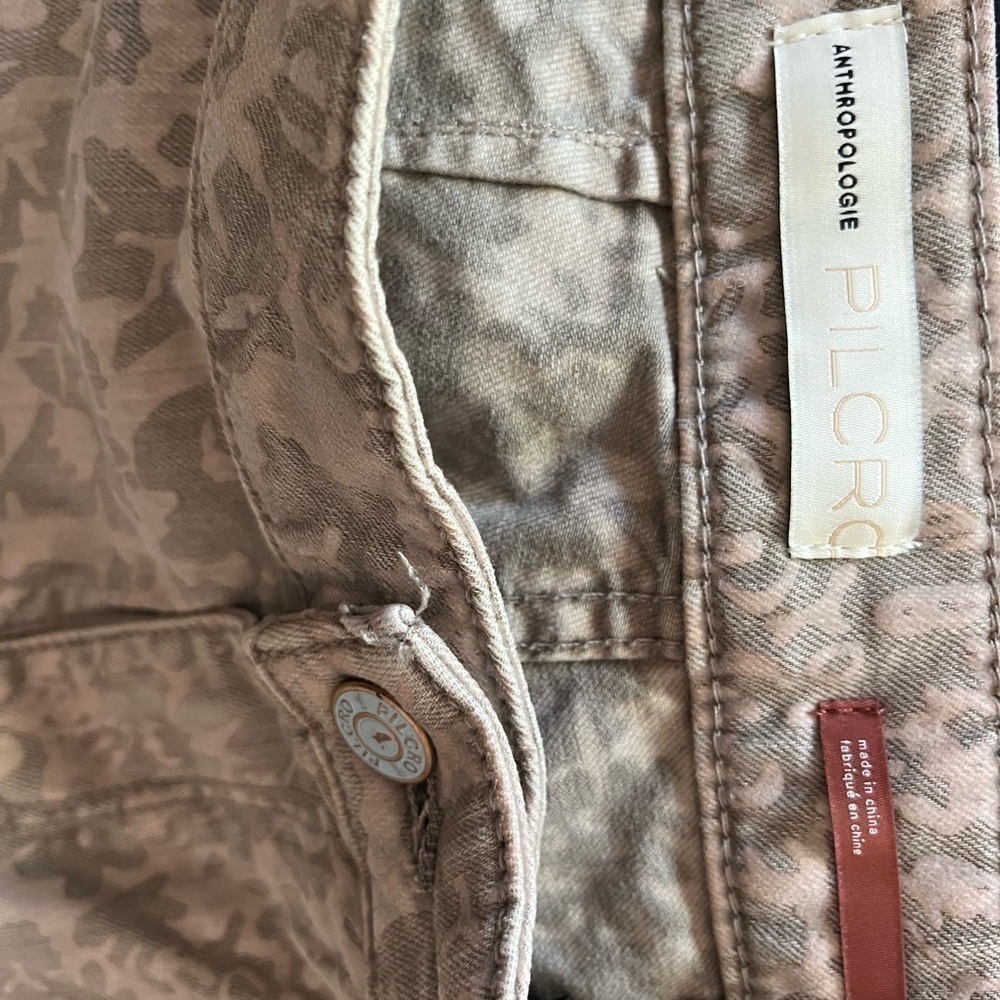 Anthropologie Pilcro Velvet Print Jeans NEW - Picture 11 of 13